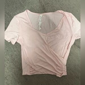 Crossover pink lululemon top. Size 4